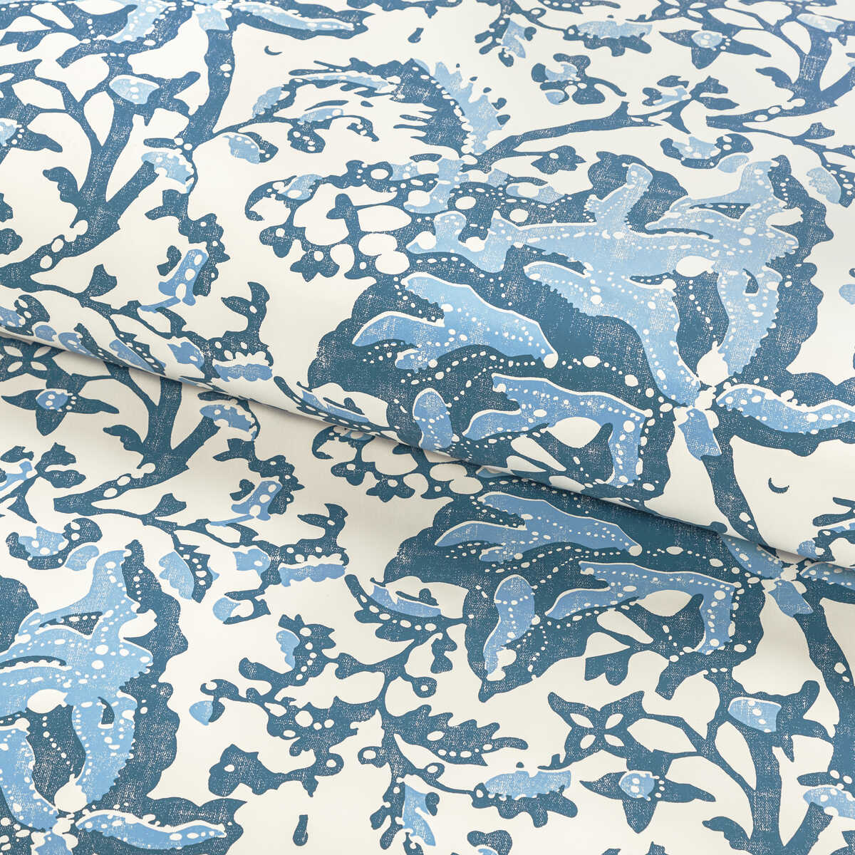 Weymouth - Indigo - BRUNSCHWIG & FILS Wallpaper