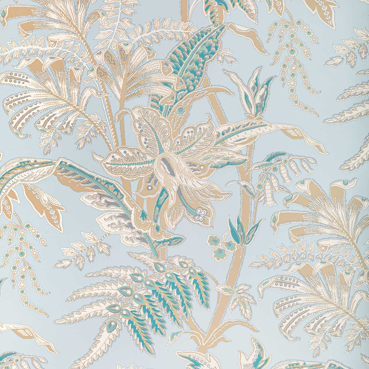Seychelles - Dove - BRUNSCHWIG & FILS Papel pintado