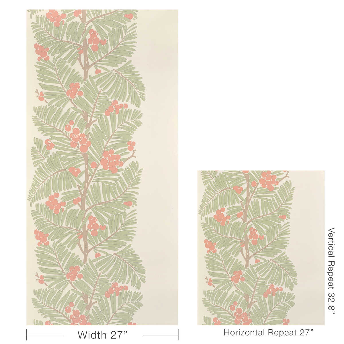 Palmar - Spice - BRUNSCHWIG & FILS Wallpaper