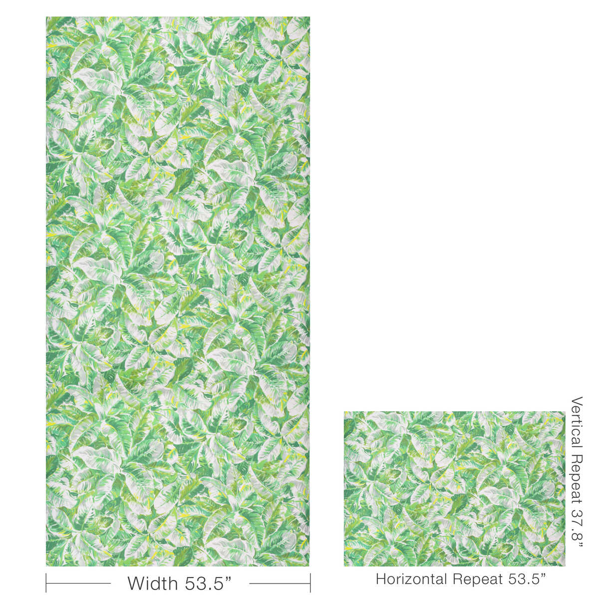 Diani - Leaf - BRUNSCHWIG & FILS Papel pintado
