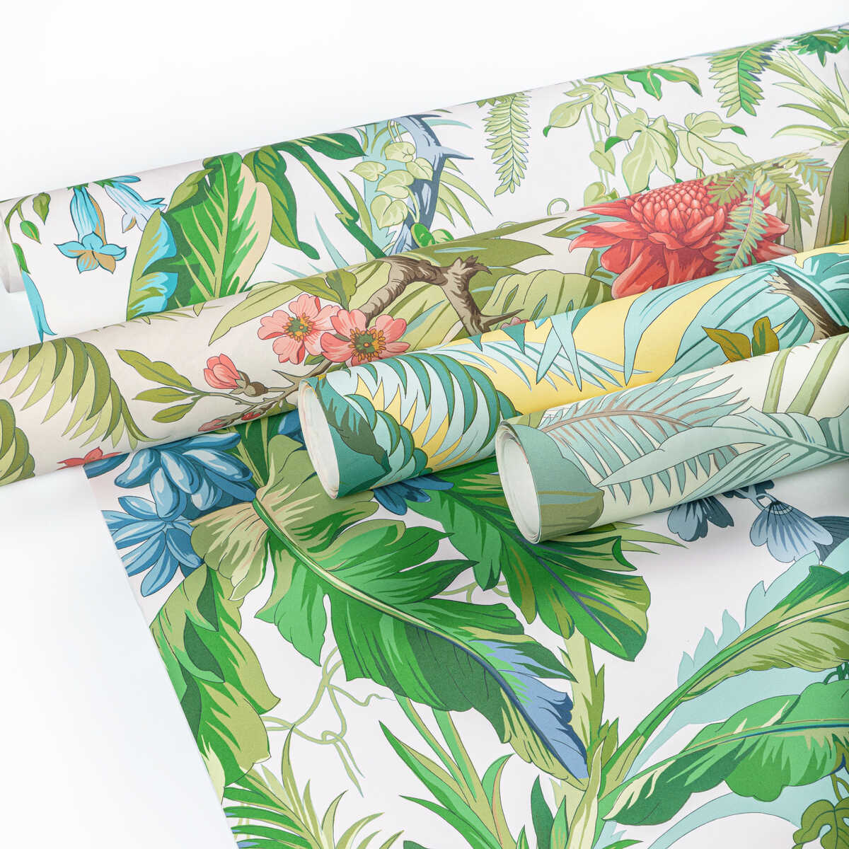 Majorelle - Lilac - BRUNSCHWIG & FILS Wallpaper