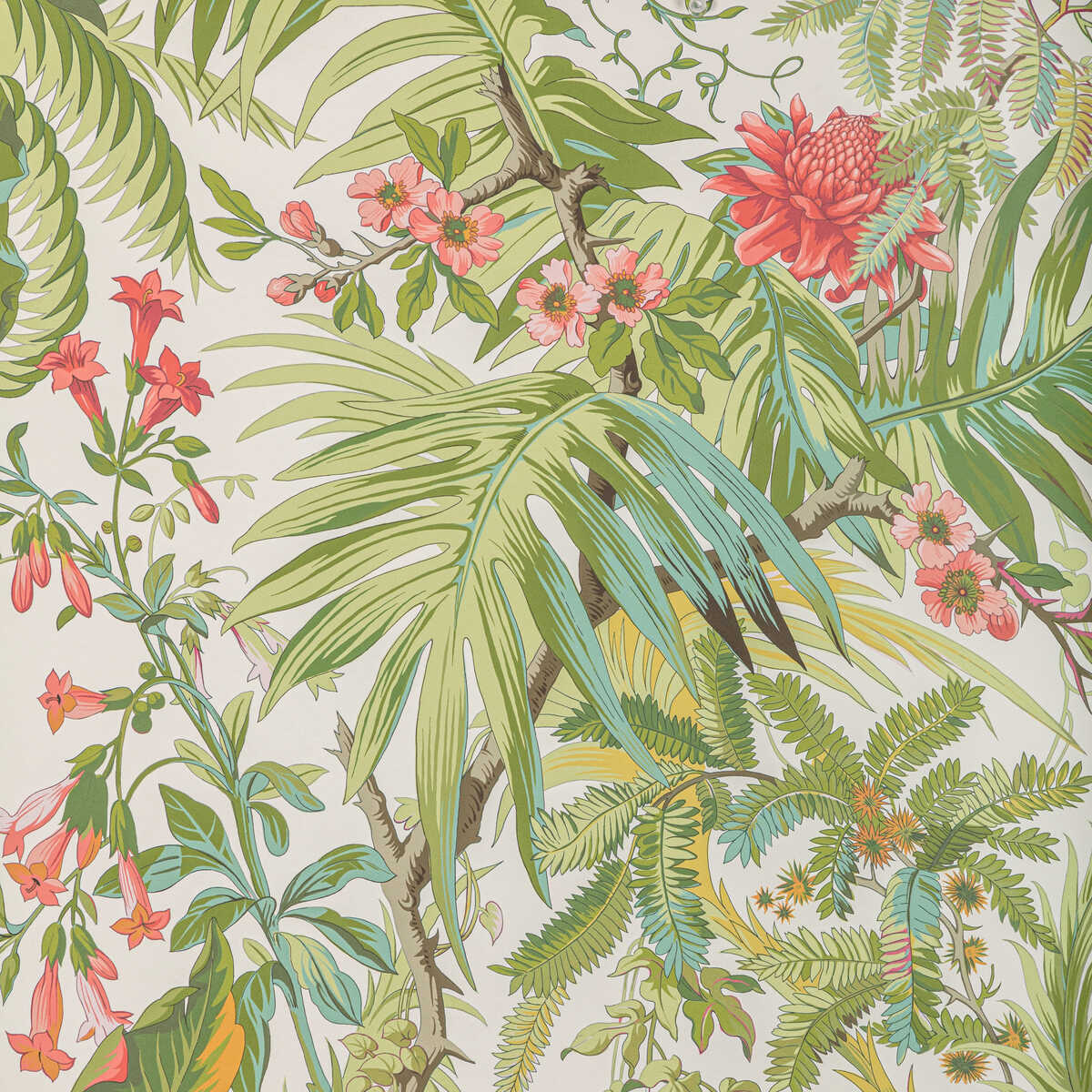 Majorelle - Spring - BRUNSCHWIG & FILS Wallpaper