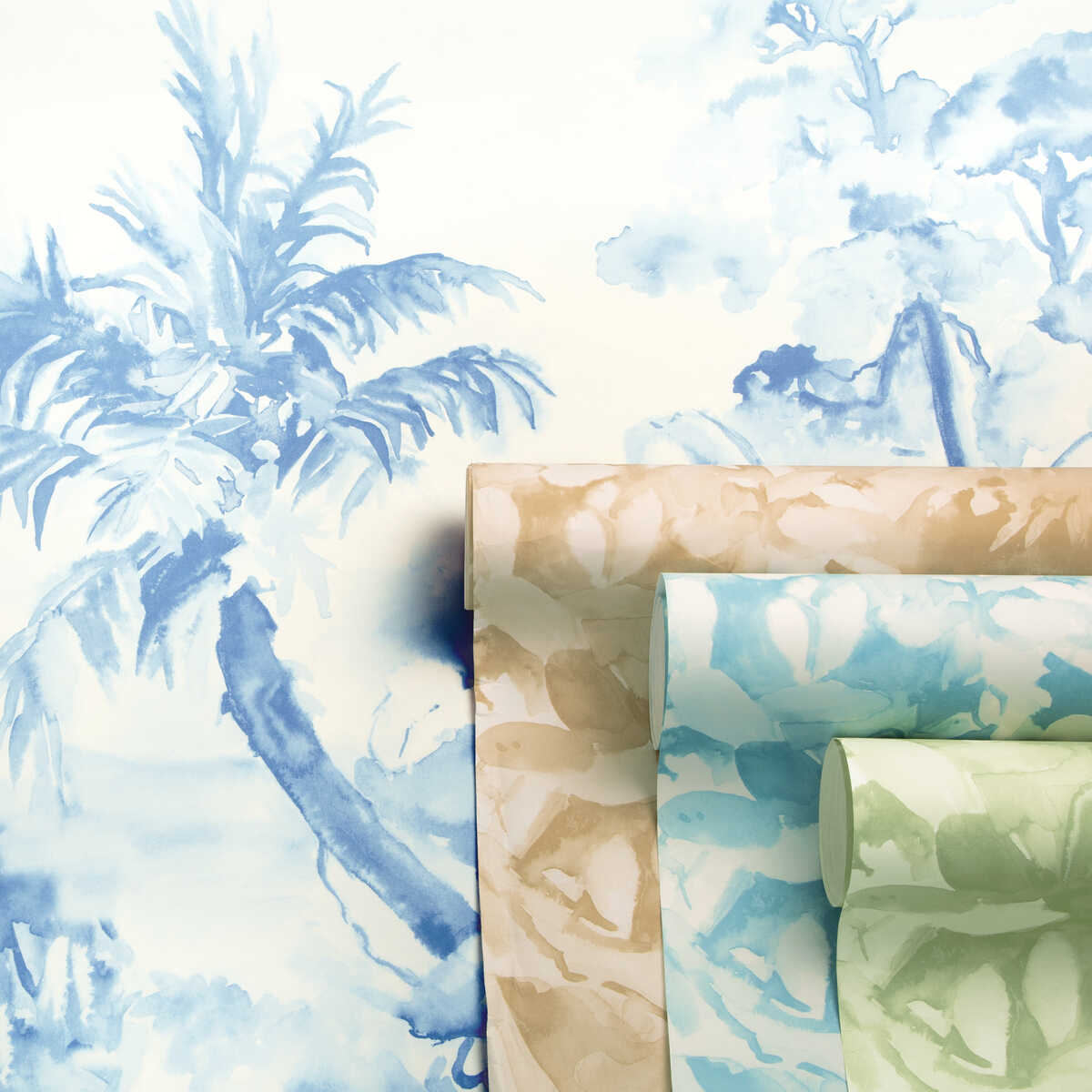 Nouvelle - Green - BRUNSCHWIG & FILS Wallpaper