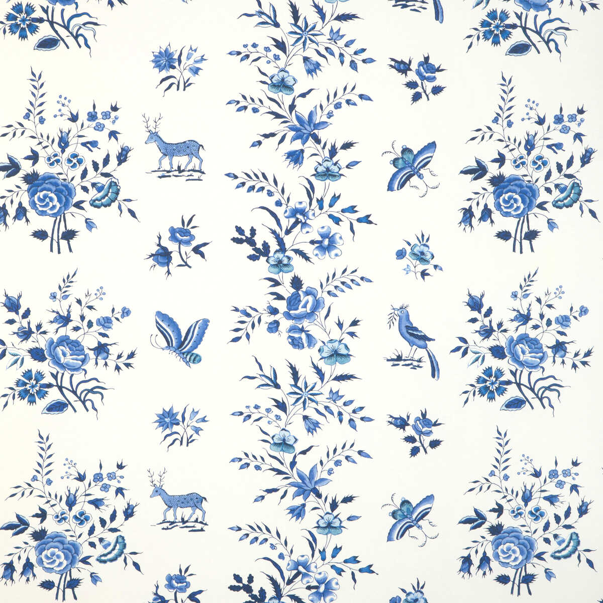 Aurel - Sky/Blue - BRUNSCHWIG & FILS Wallpaper