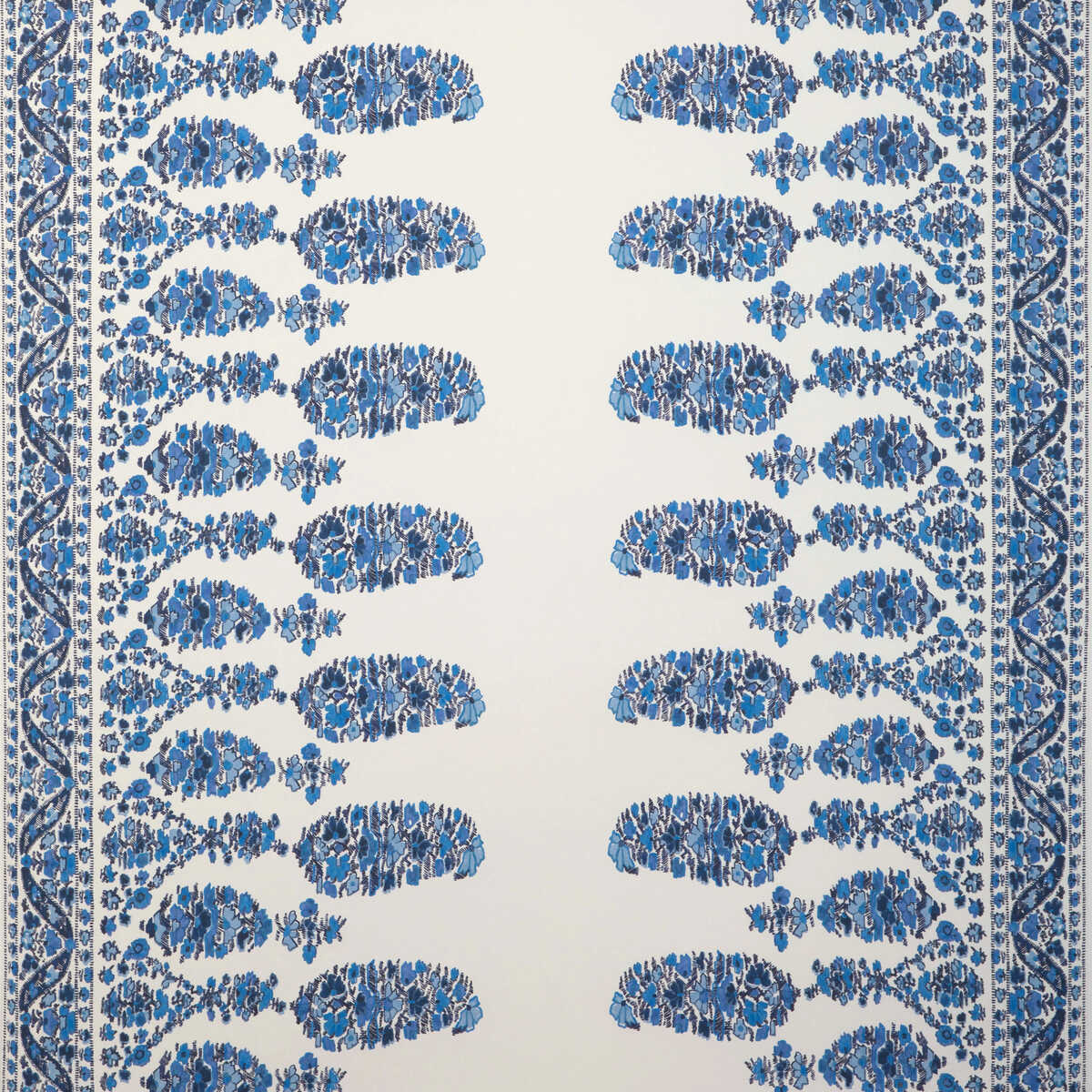 Visan - Navy/Sky - BRUNSCHWIG & FILS Wallpaper