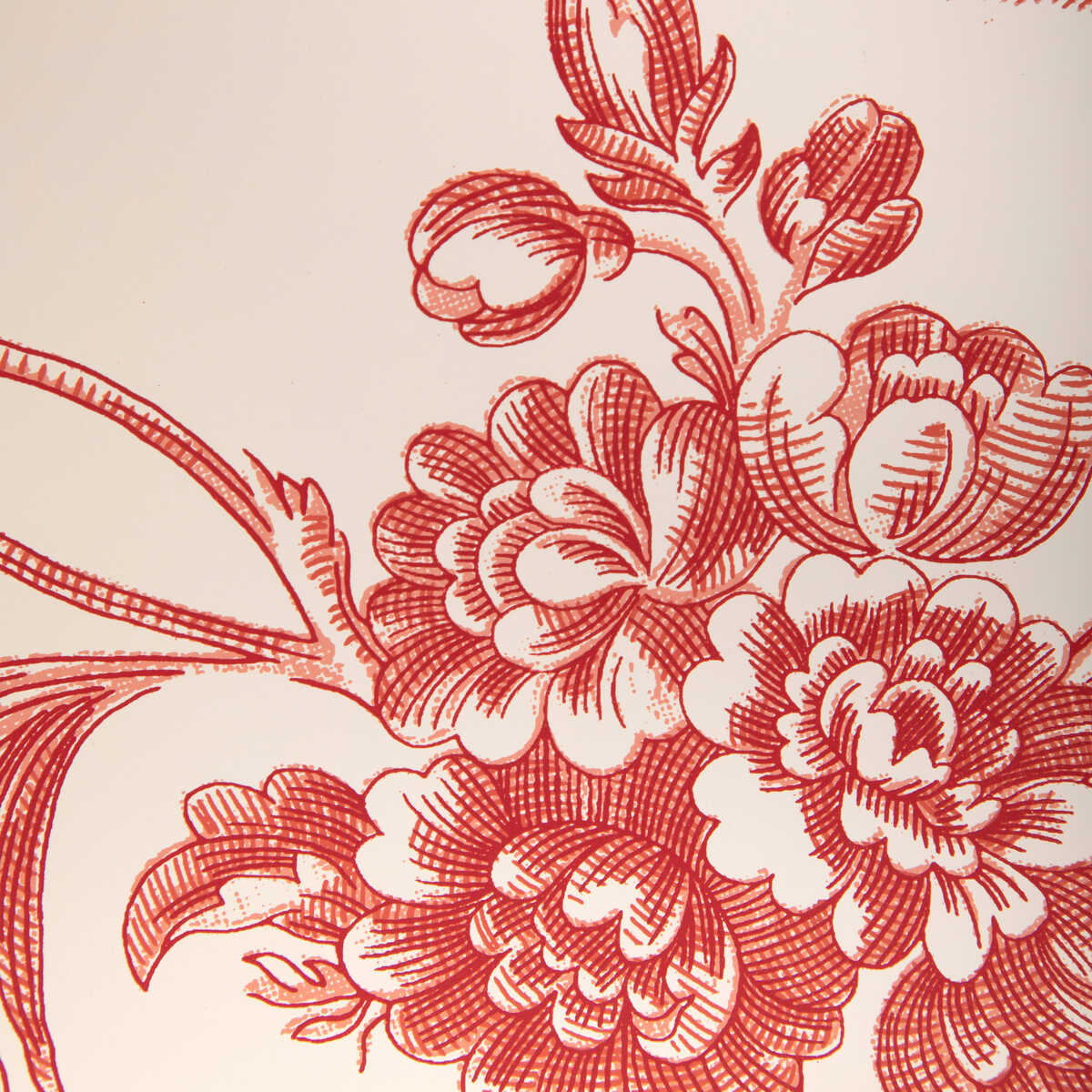 Marcel - Red - BRUNSCHWIG & FILS Papel pintado