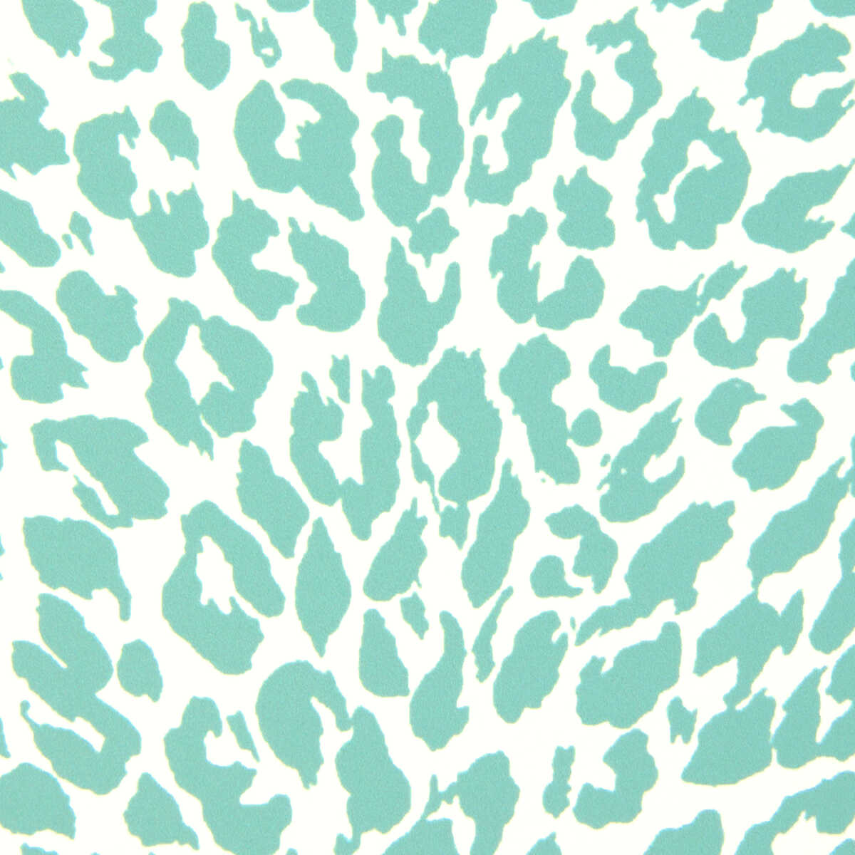 Petit Leopard - Aqua - BRUNSCHWIG & FILS Wallpaper
