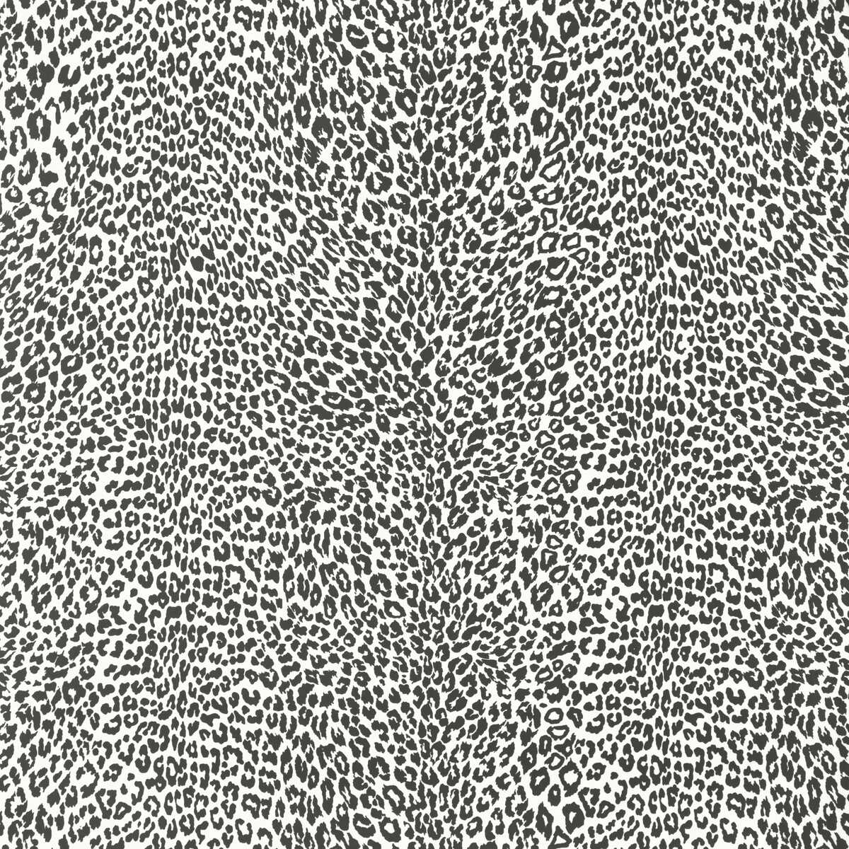 Petit Leopard - Noir - BRUNSCHWIG & FILS Wallpaper