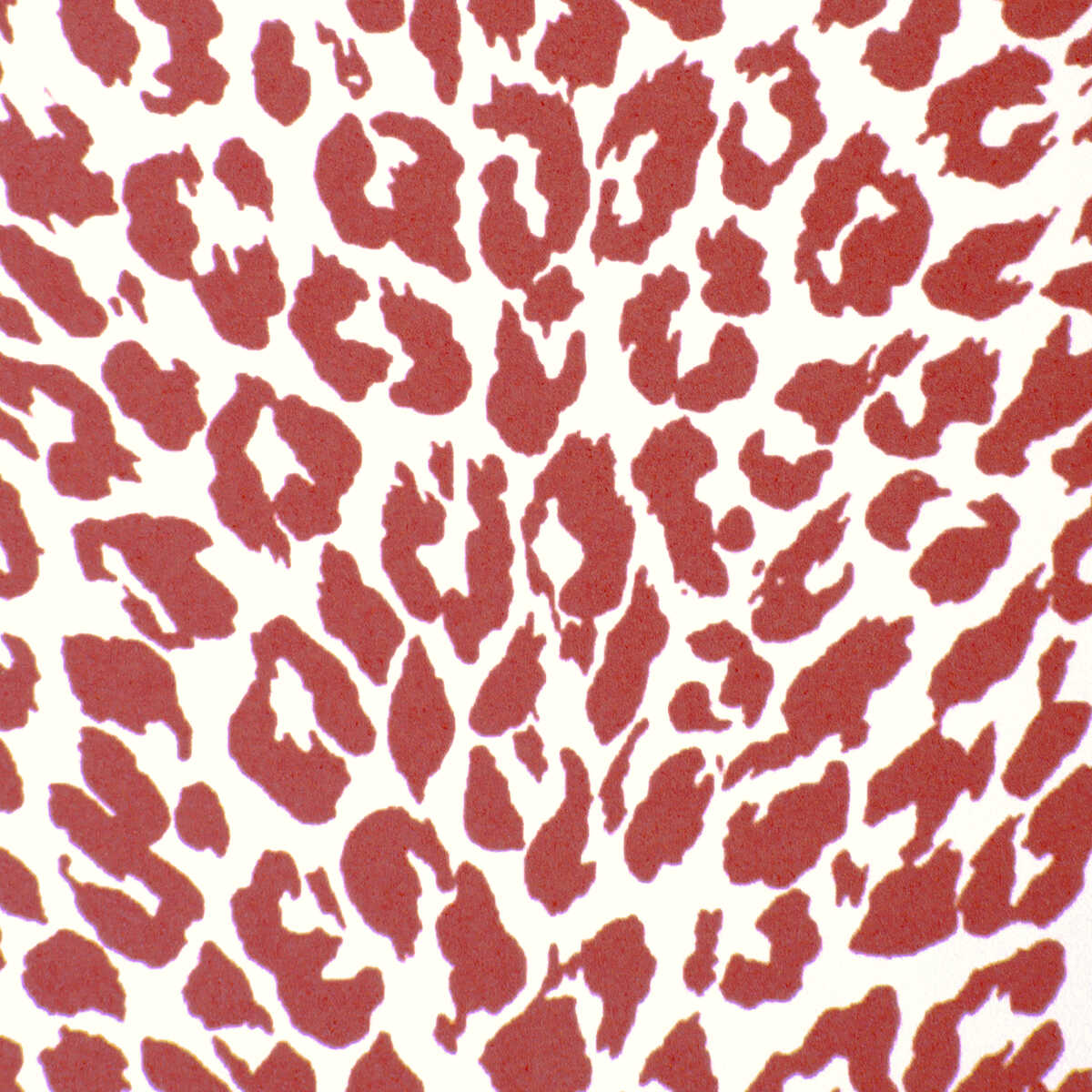 Petit Leopard - Rouge - BRUNSCHWIG & FILS Papel pintado