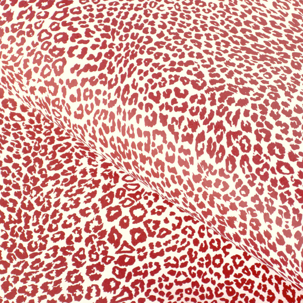 Petit Leopard - Rouge - BRUNSCHWIG & FILS Papel pintado