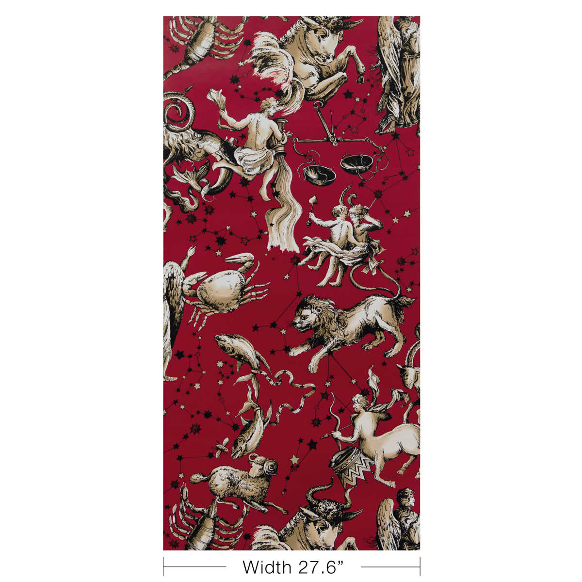 Cosmique - Ruby - BRUNSCHWIG & FILS Wallpaper