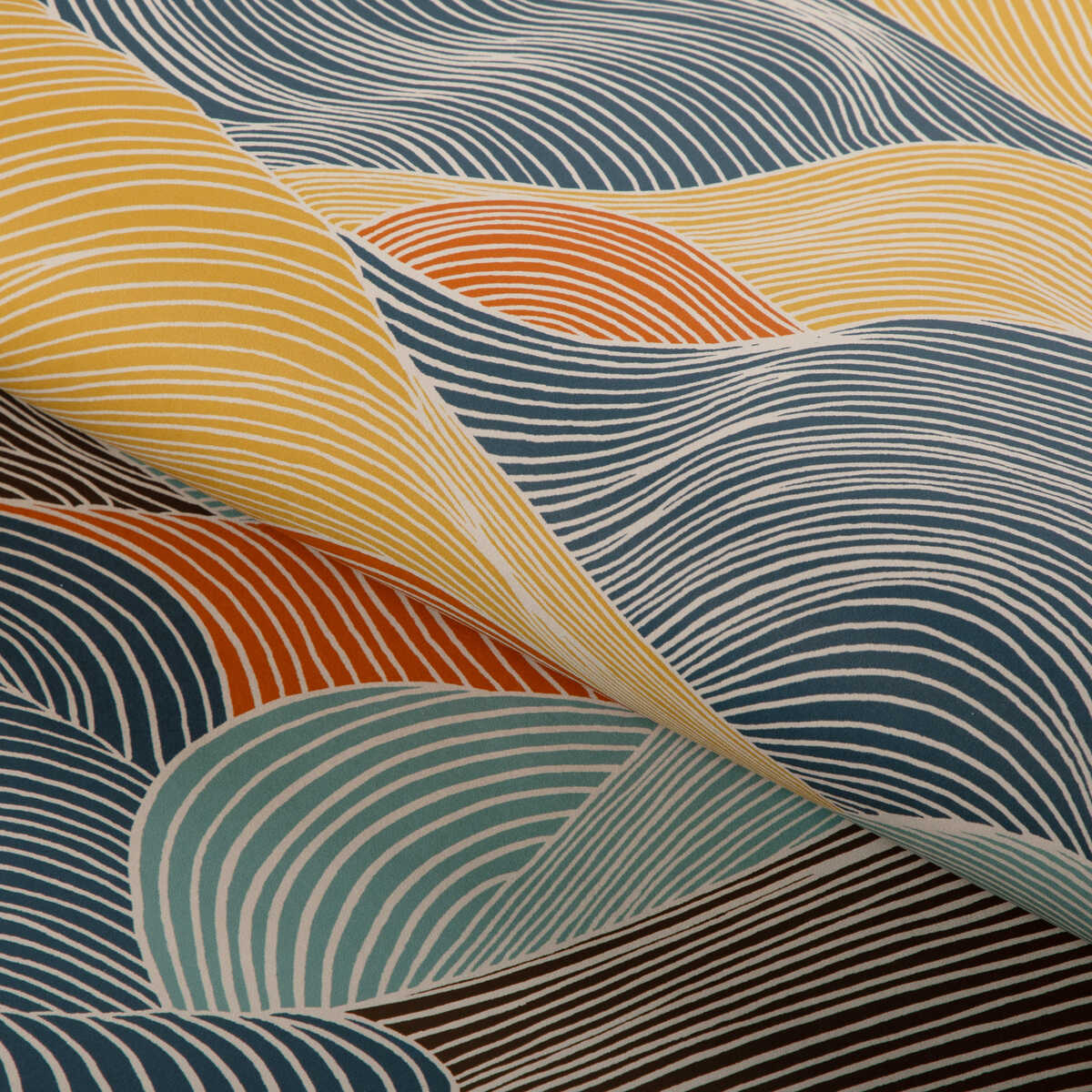 Tourbillon - Topaz - BRUNSCHWIG & FILS Wallpaper