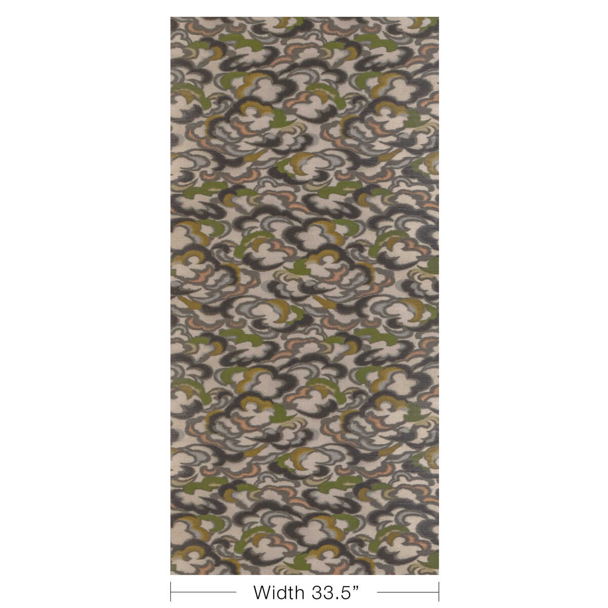 Stratus - Peridot/Gold - BRUNSCHWIG & FILS Wallpaper