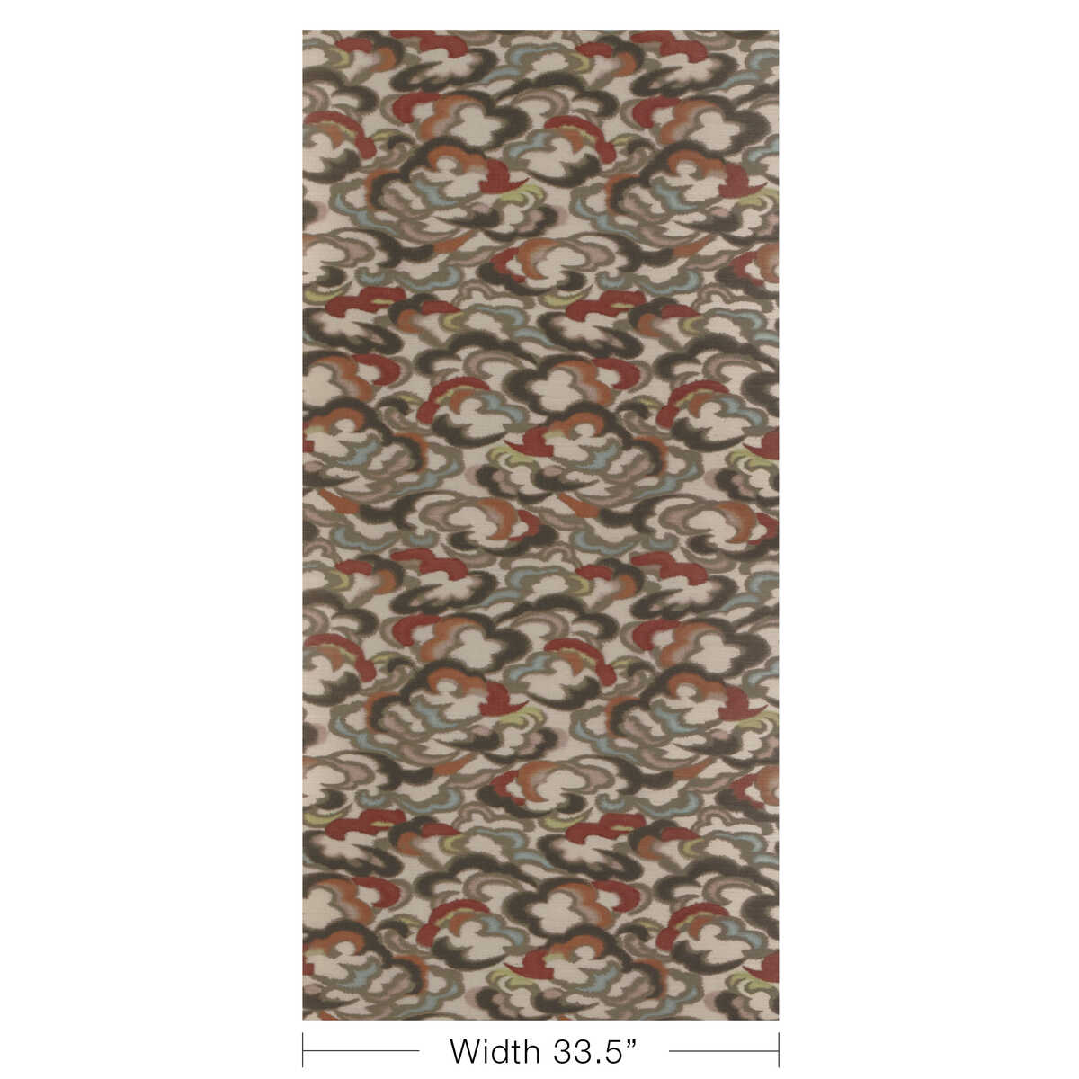 Stratus - Clay/Multi - BRUNSCHWIG & FILS Wallpaper