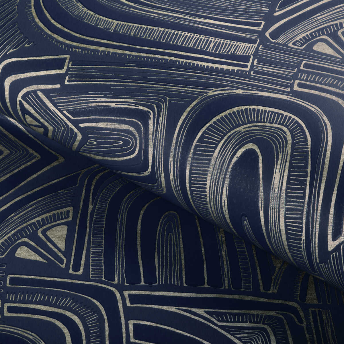 Timbre - Lapis - BRUNSCHWIG & FILS Wallpaper