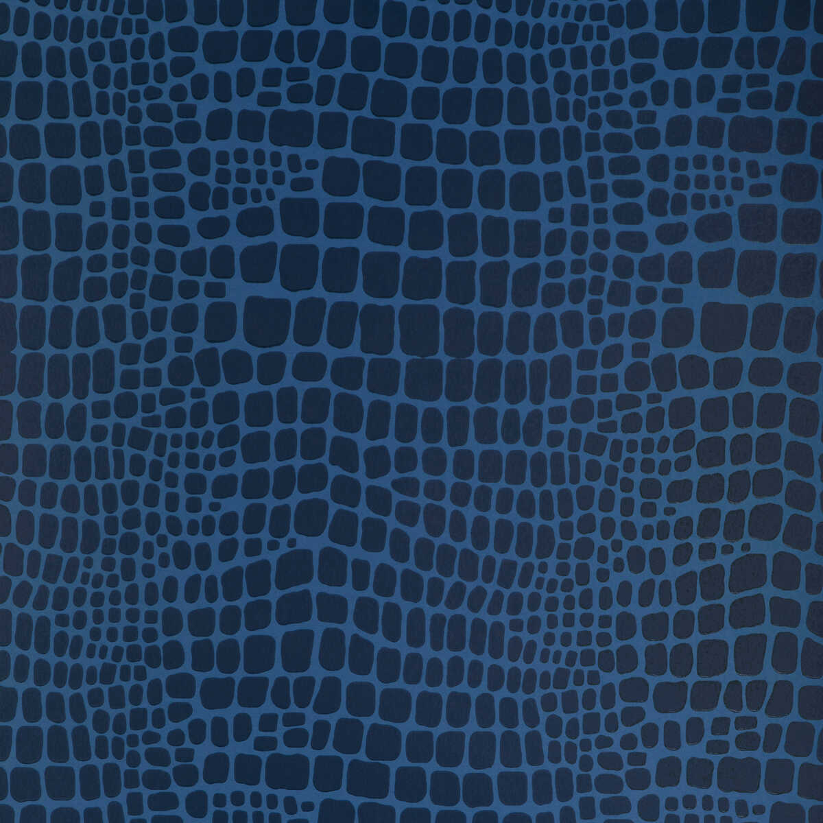 Croc - Sapphire - BRUNSCHWIG & FILS Wallpaper