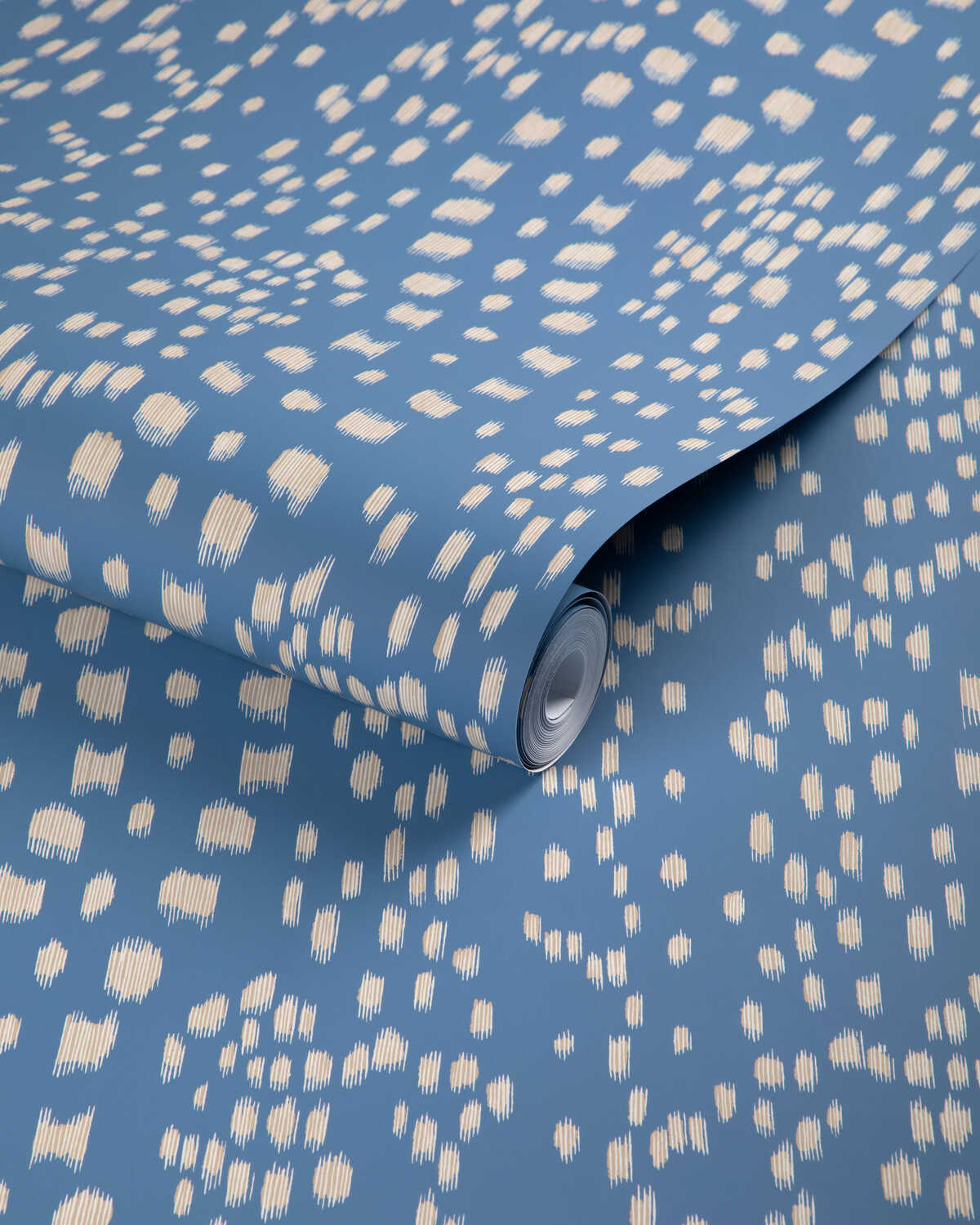 Les Touches Reverse - Blue - BRUNSCHWIG & FILS Wallpaper