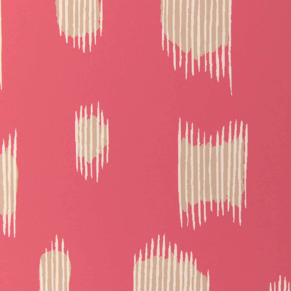 Les Touches Reverse - Pink - BRUNSCHWIG & FILS Wallpaper