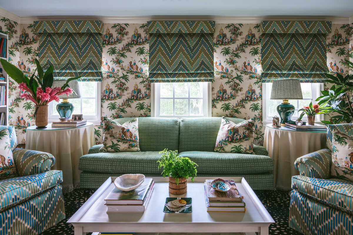 Beauport Promenade - Garden - BRUNSCHWIG & FILS Wallpaper