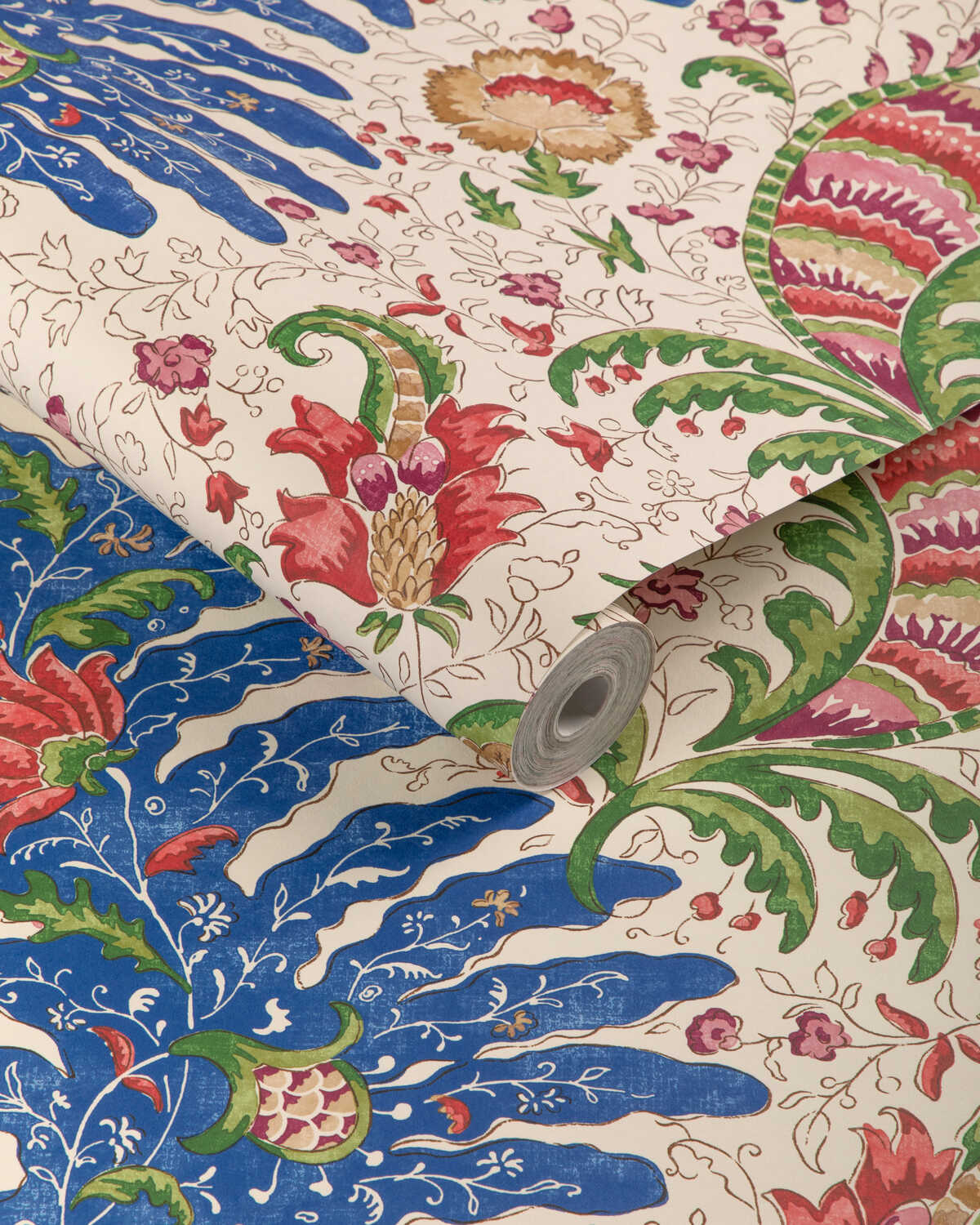Riviere - Blue - BRUNSCHWIG & FILS Wallpaper