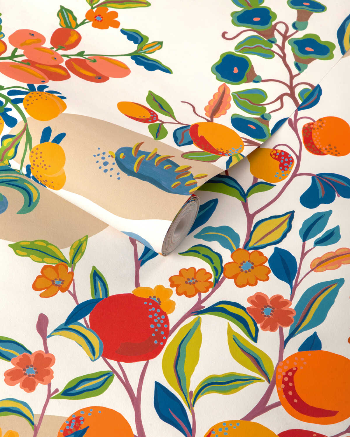 Pomelo - Multi - BRUNSCHWIG & FILS Wallpaper
