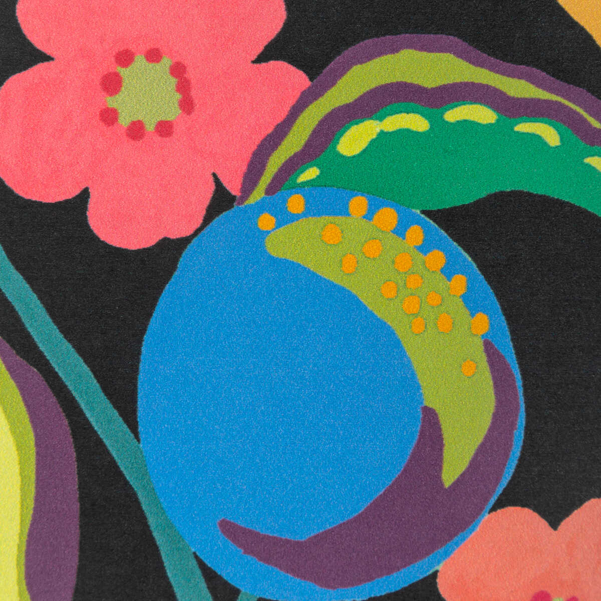 Pomelo - Noir - BRUNSCHWIG & FILS Papel pintado