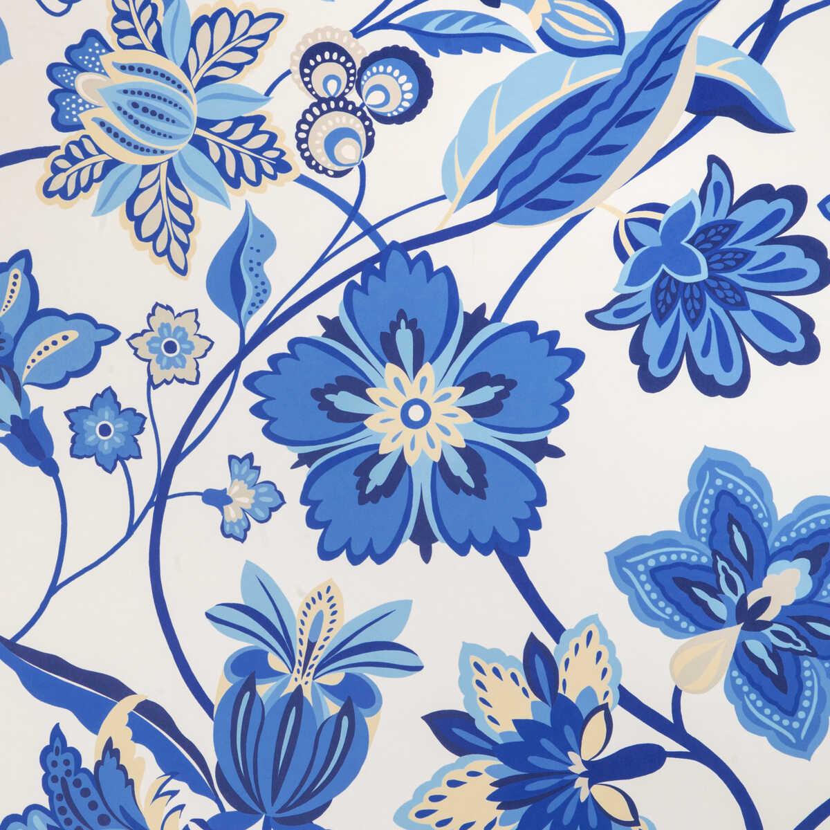Botanique - Blue - BRUNSCHWIG & FILS Papel pintado