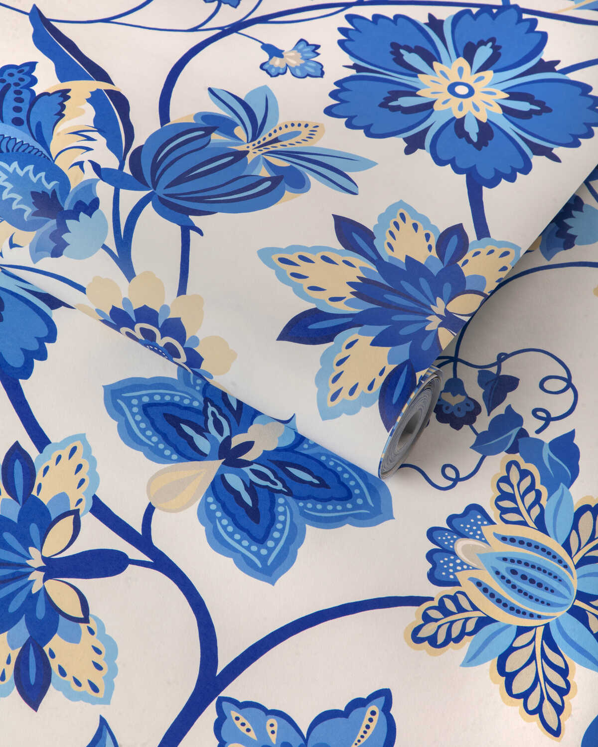 Botanique - Blue - BRUNSCHWIG & FILS Papel pintado