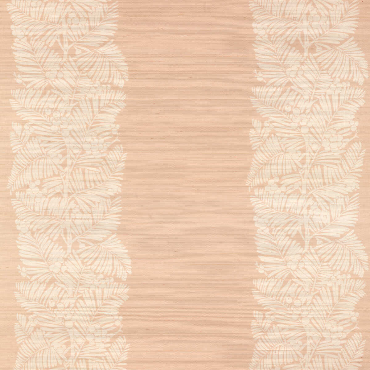 Palmar Sisal - Apricot - BRUNSCHWIG & FILS Wallpaper