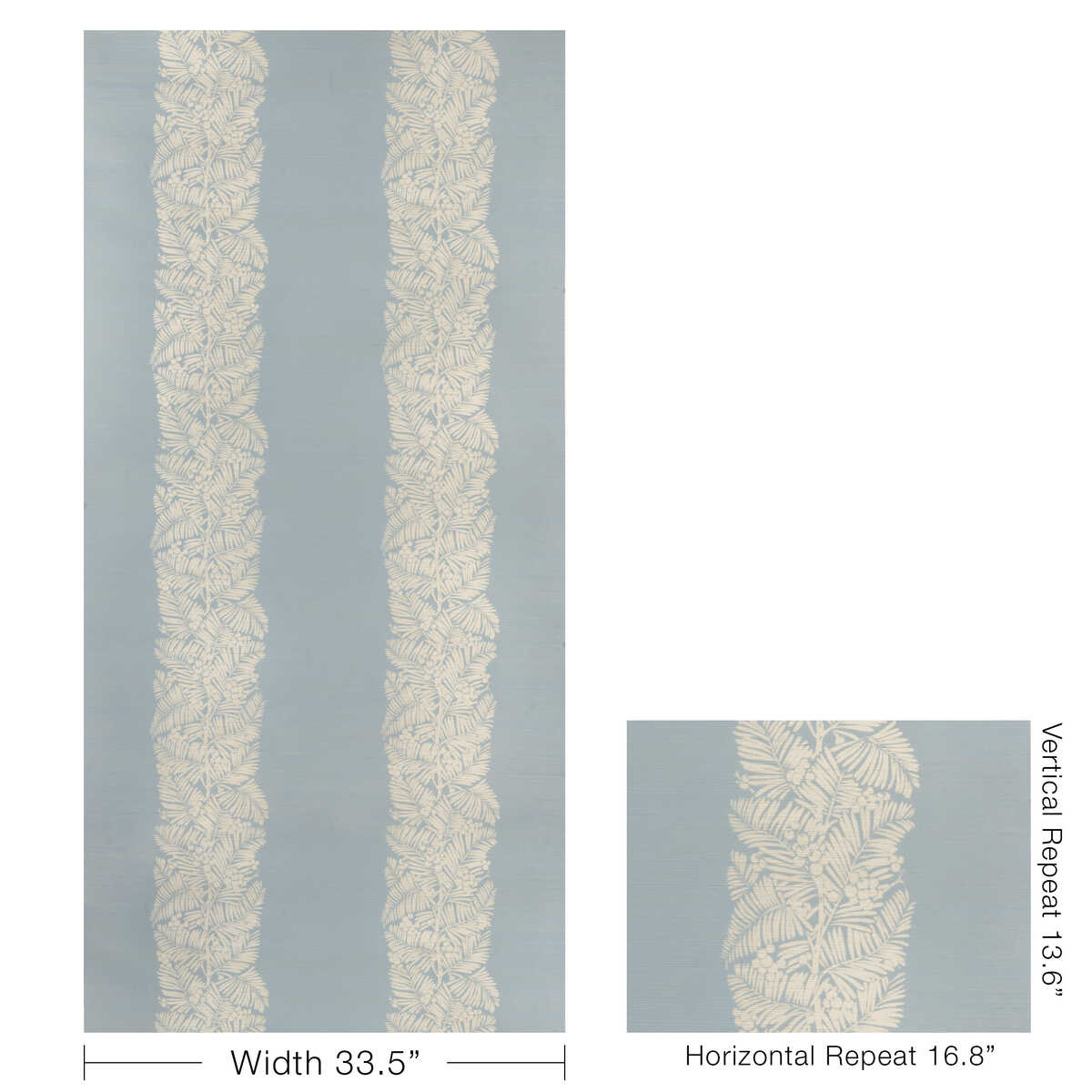 Palmar Sisal - Delft - BRUNSCHWIG & FILS Papel pintado