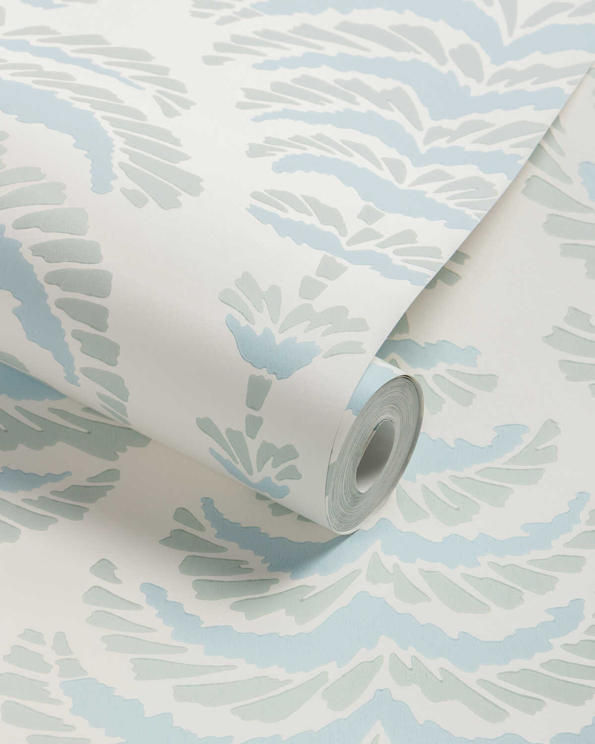 Ponchette - Aqua - BRUNSCHWIG & FILS Wallpaper