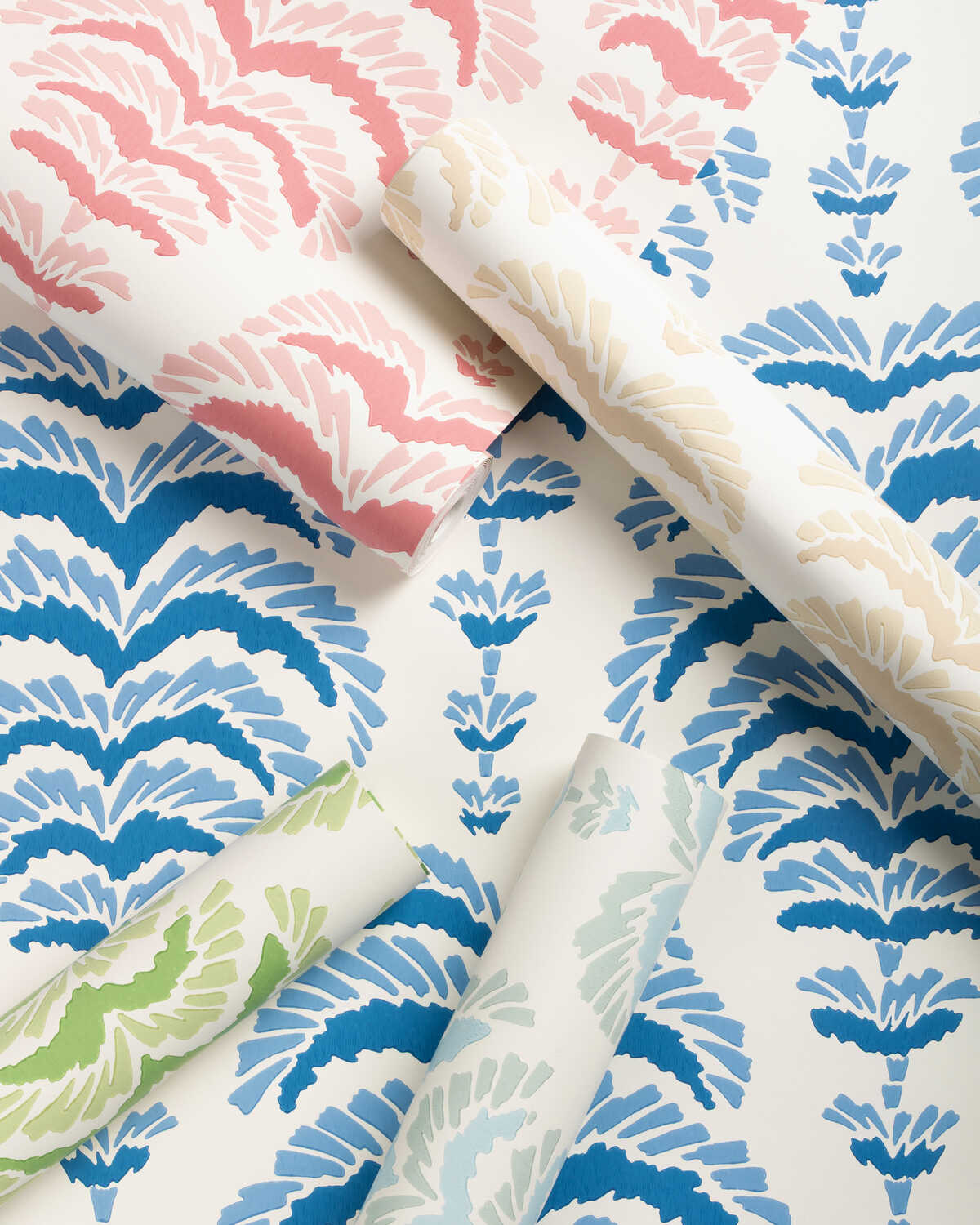 Ponchette - Leaf - BRUNSCHWIG & FILS Wallpaper