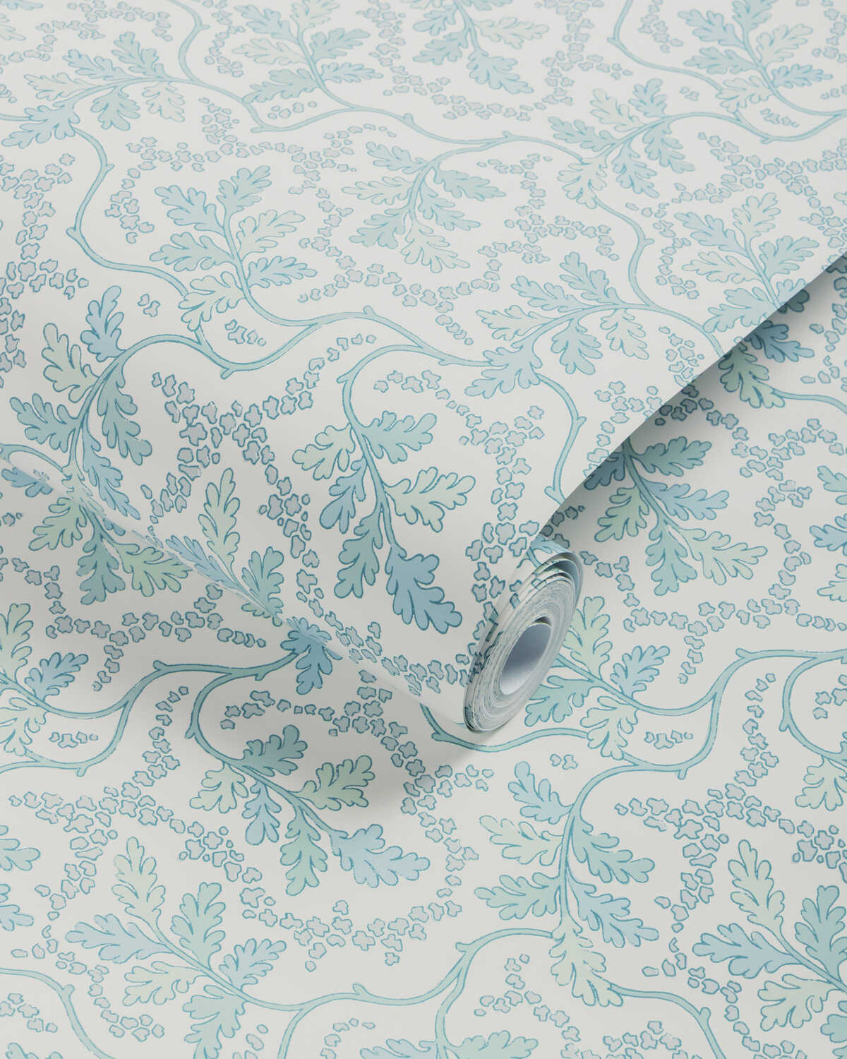 Aureille - Aqua - BRUNSCHWIG & FILS Wallpaper