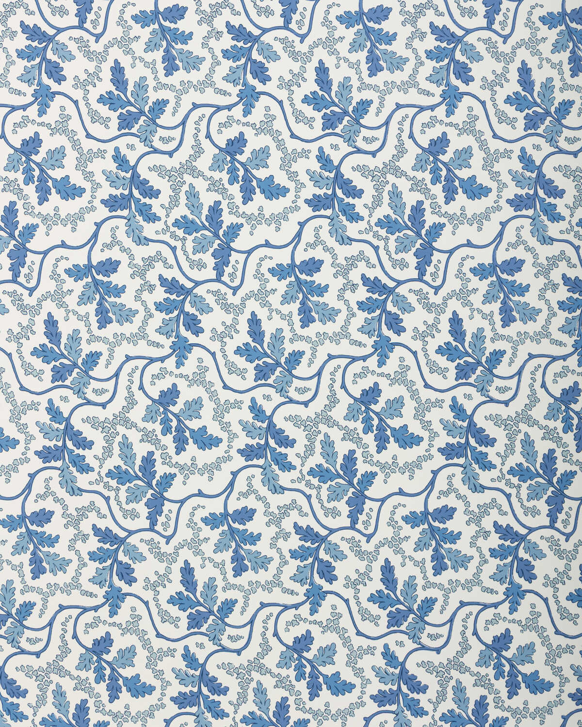 Aureille - Blue - BRUNSCHWIG & FILS Wallpaper