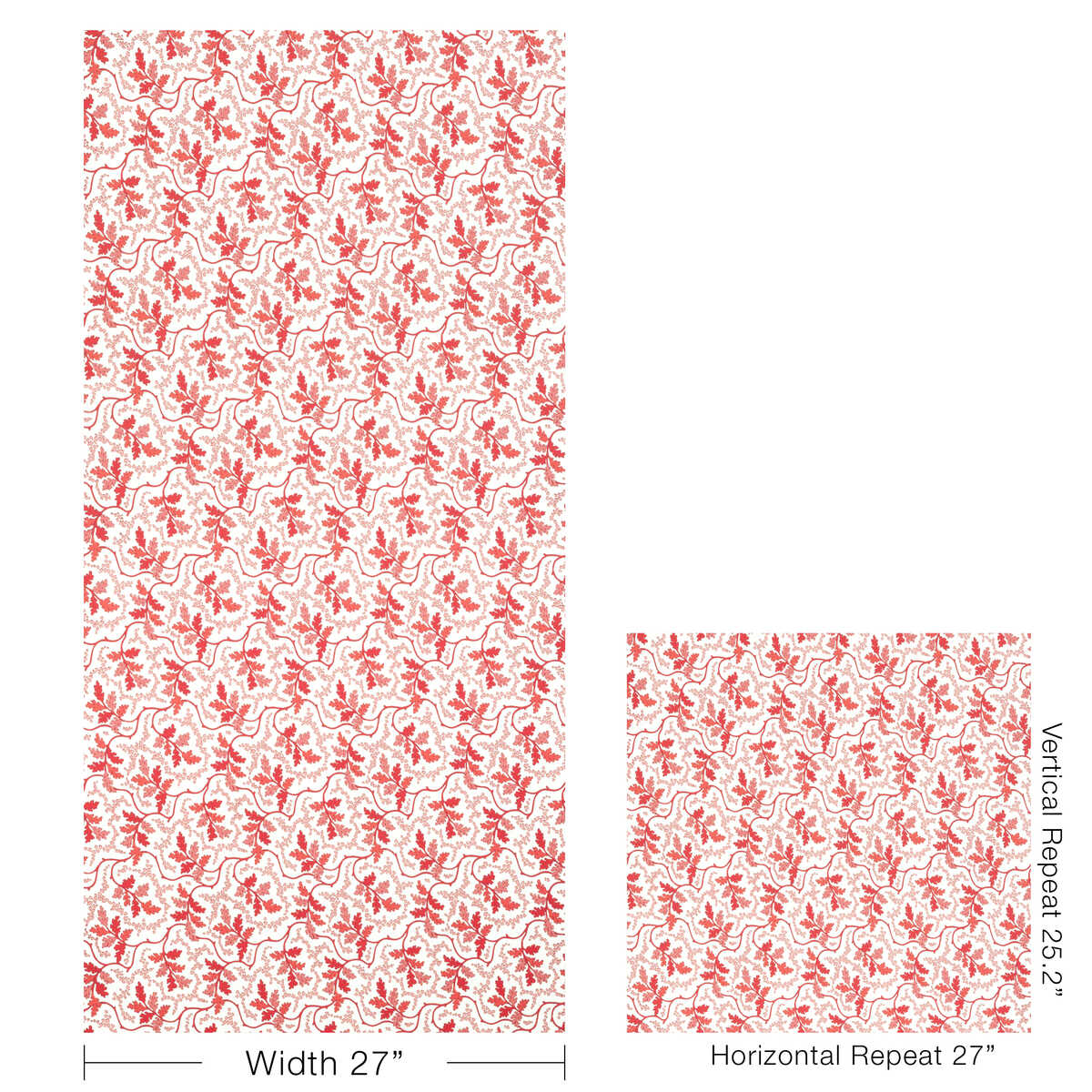 Aureille - Berry - BRUNSCHWIG & FILS Wallpaper
