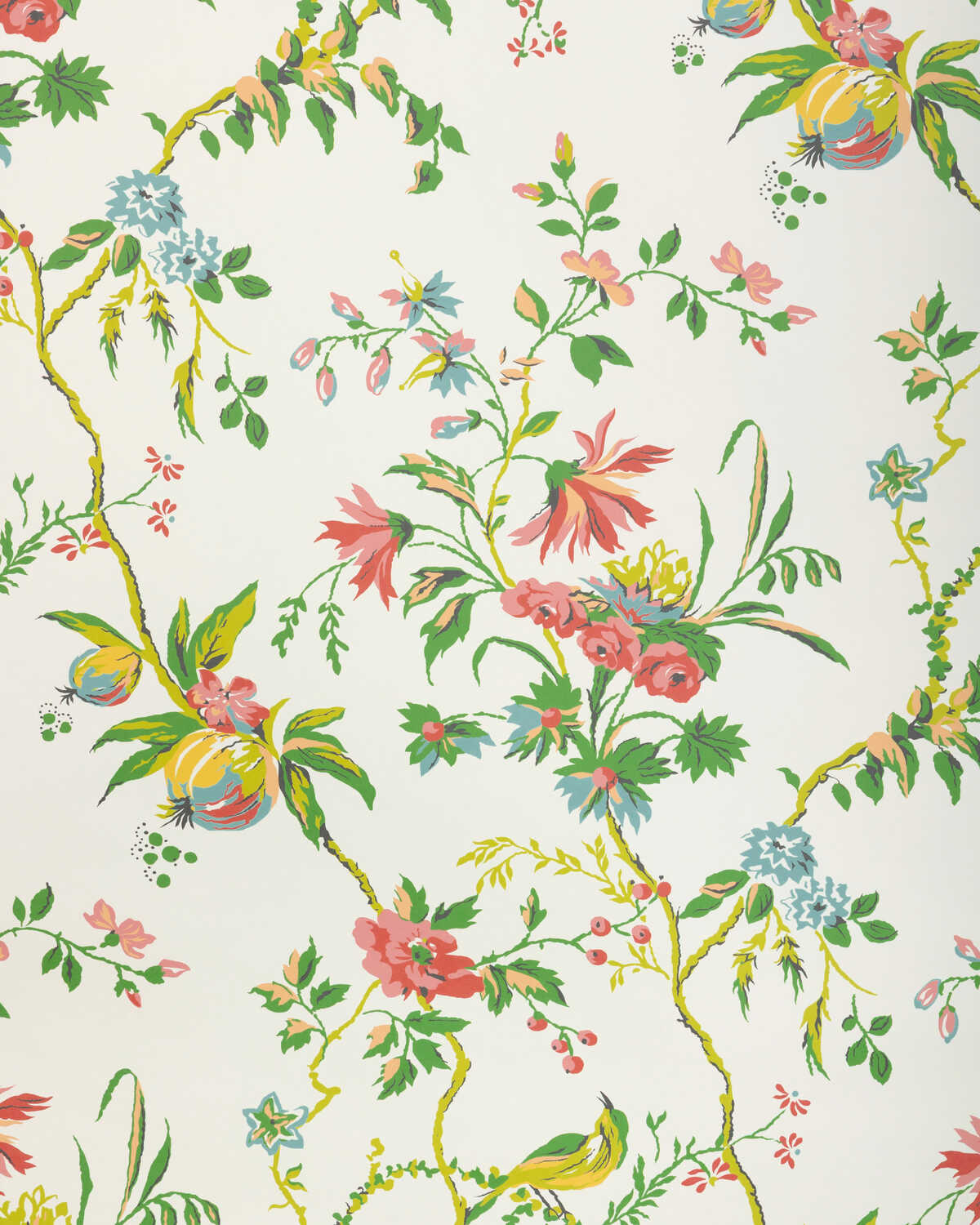 Locklin - Spring - BRUNSCHWIG & FILS Wallpaper
