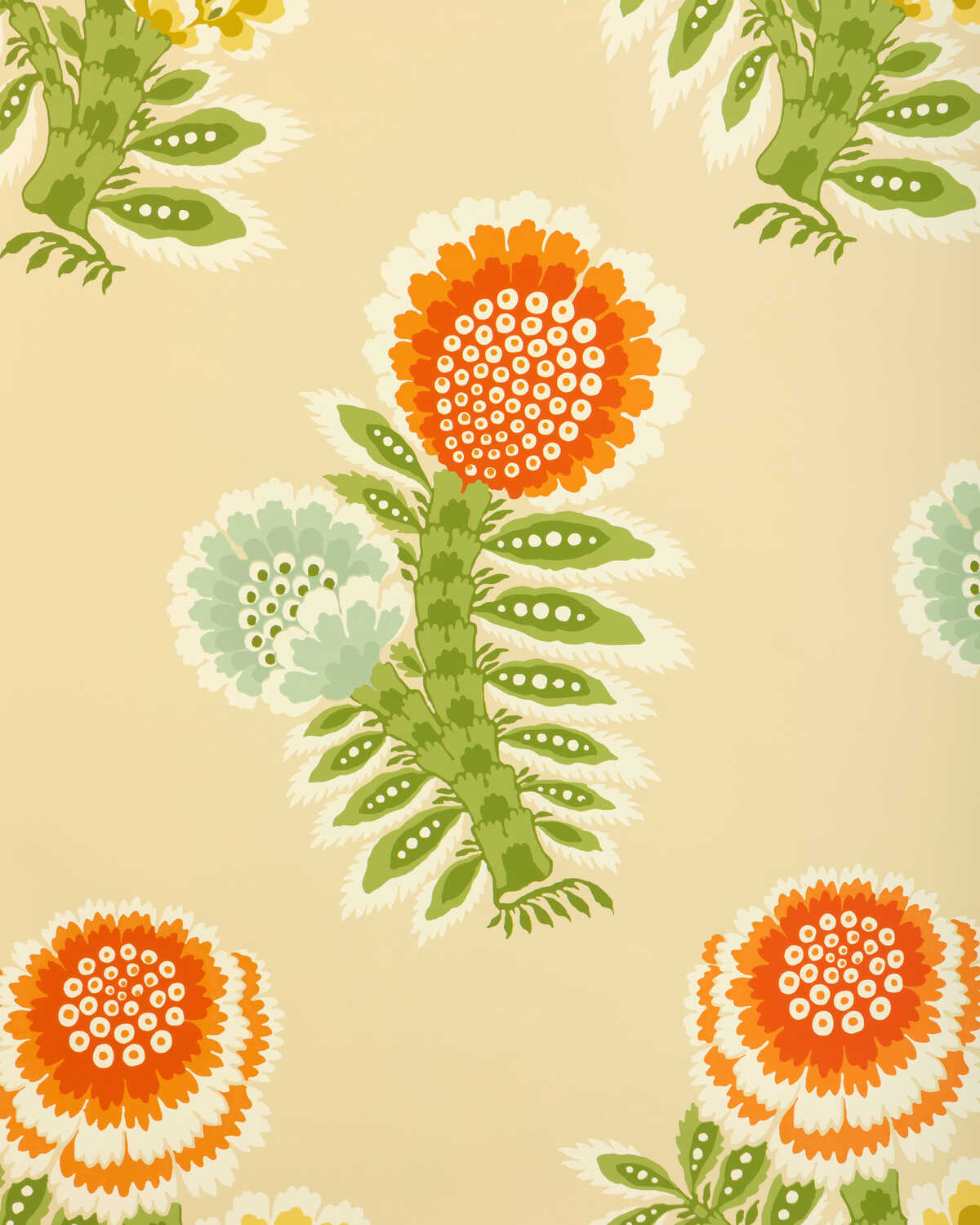 Kumaly - Terracotta - BRUNSCHWIG & FILS Wallpaper