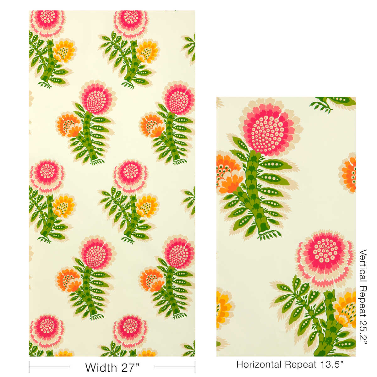 Kumaly - Spring - BRUNSCHWIG & FILS Wallpaper