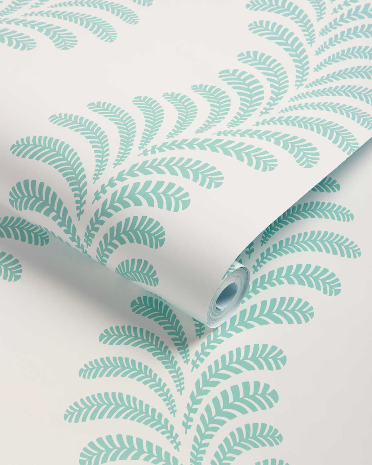 Vezere - Aqua - BRUNSCHWIG & FILS Wallpaper