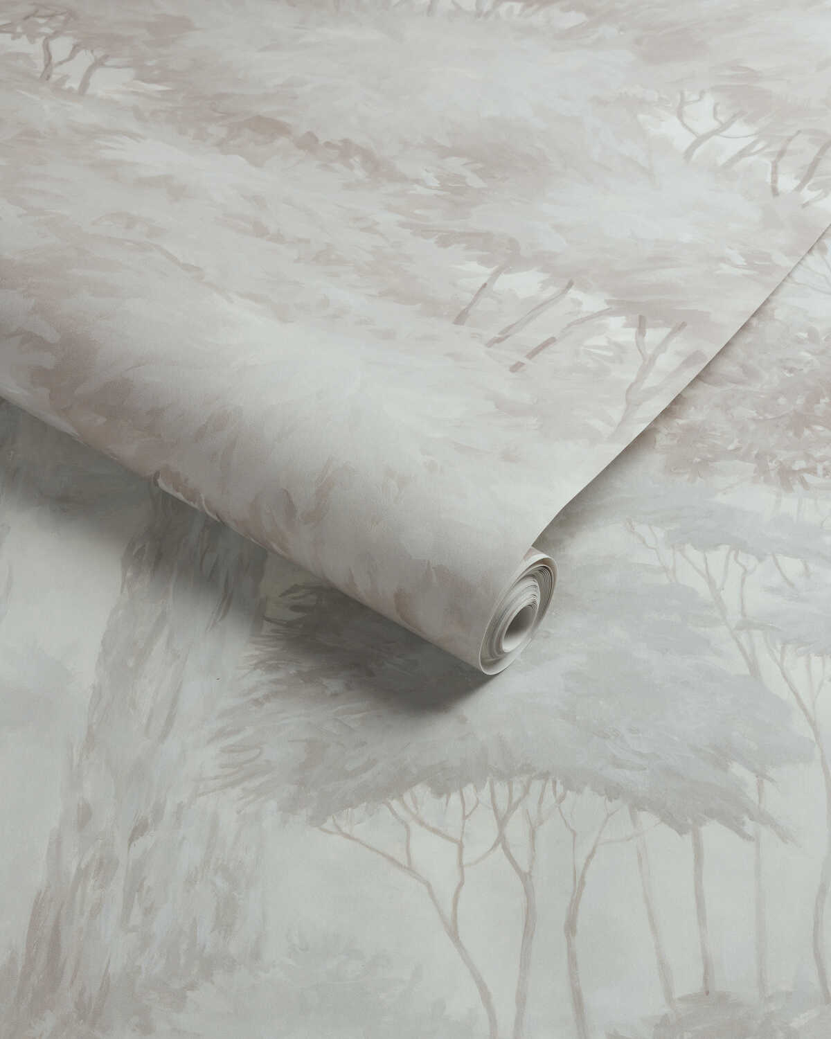 Arbres Mural - Neutral - BRUNSCHWIG & FILS Wallpaper
