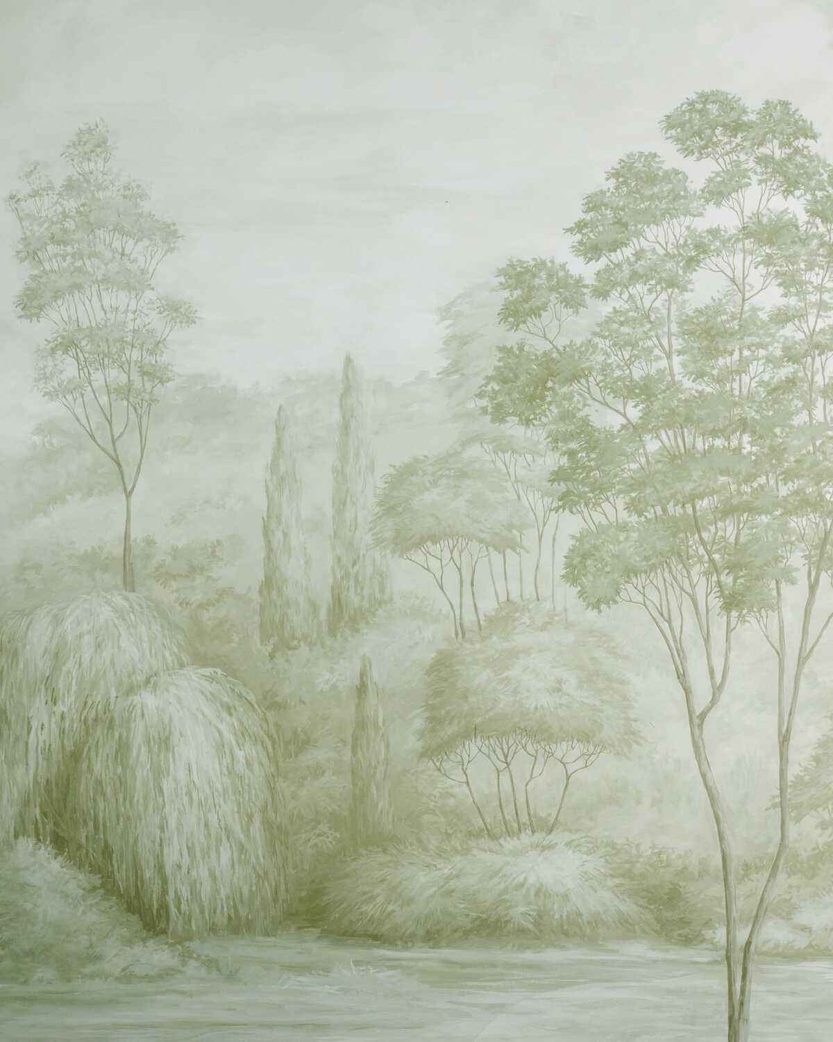 Arbres-Mural-Leaf-Brunschwig-Fils-Wallpaper