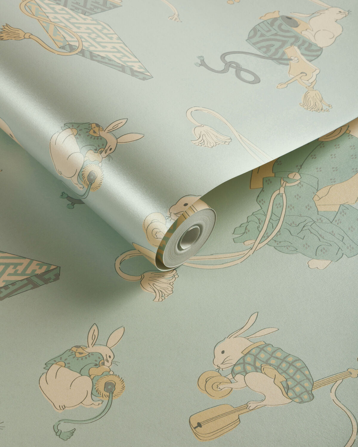 Shimo Met - Mist/Fog - Brunschwig & Fils Wallpaper