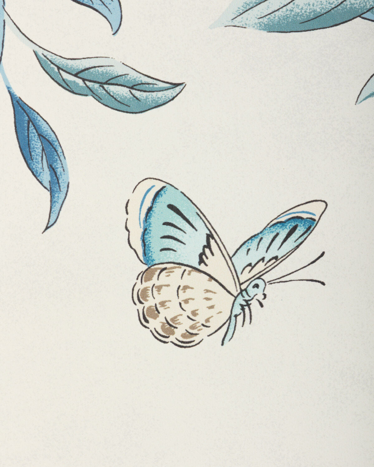 Kanchou - Azure - Brunschwig & Fils Wallpaper