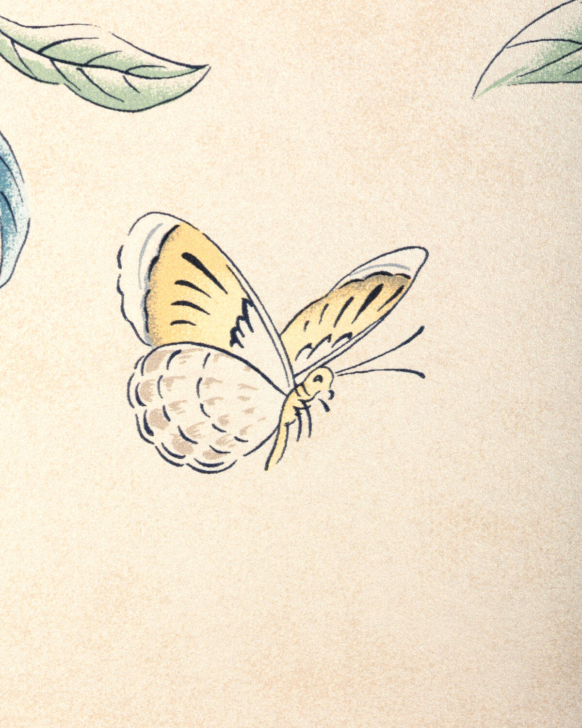 Kanchou Met - Sand - Brunschwig & Fils Wallpaper
