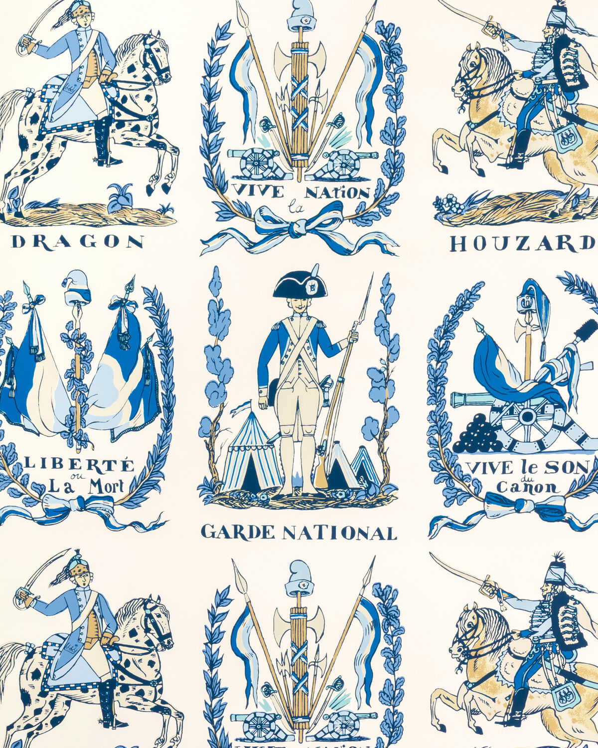New Battle Of Valmy - Cadet - Brunschwig & Fils Wallpaper