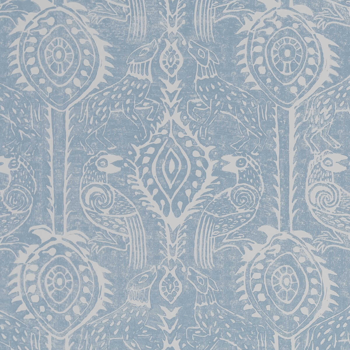 Beasties - Blue - LEE JOFA Wallpaper