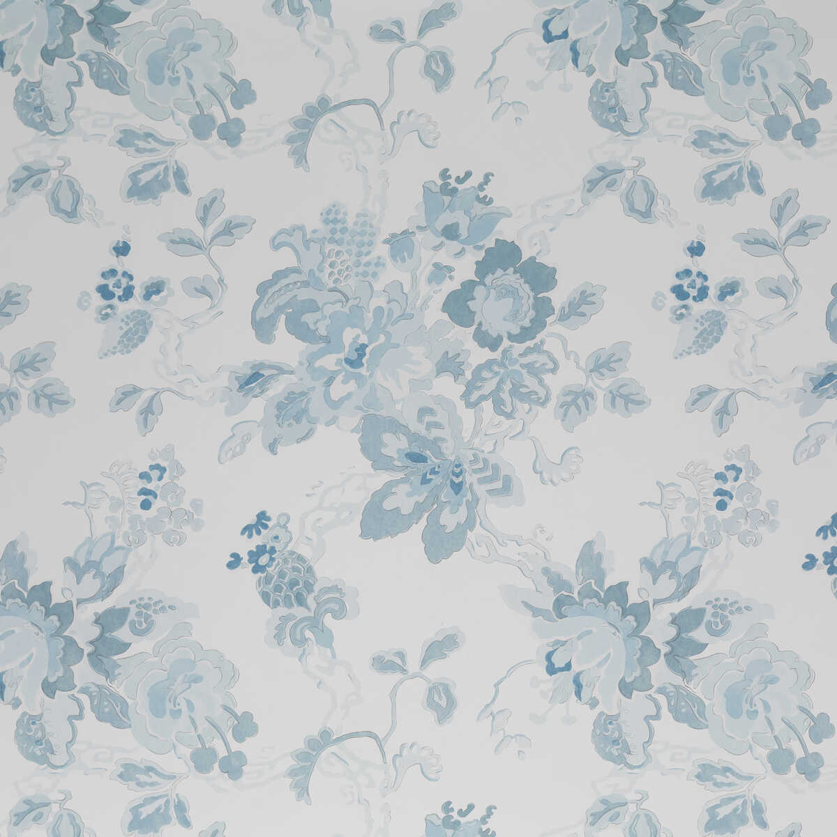 Parnham - Blue - LEE JOFA Wallpaper