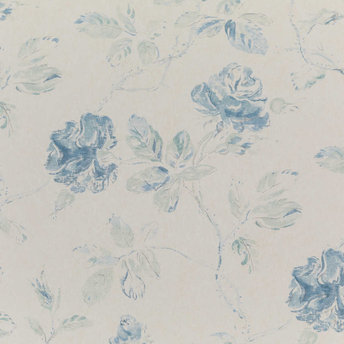 Marlow - Blue/Mint/Cream - LEE JOFA Wallpaper