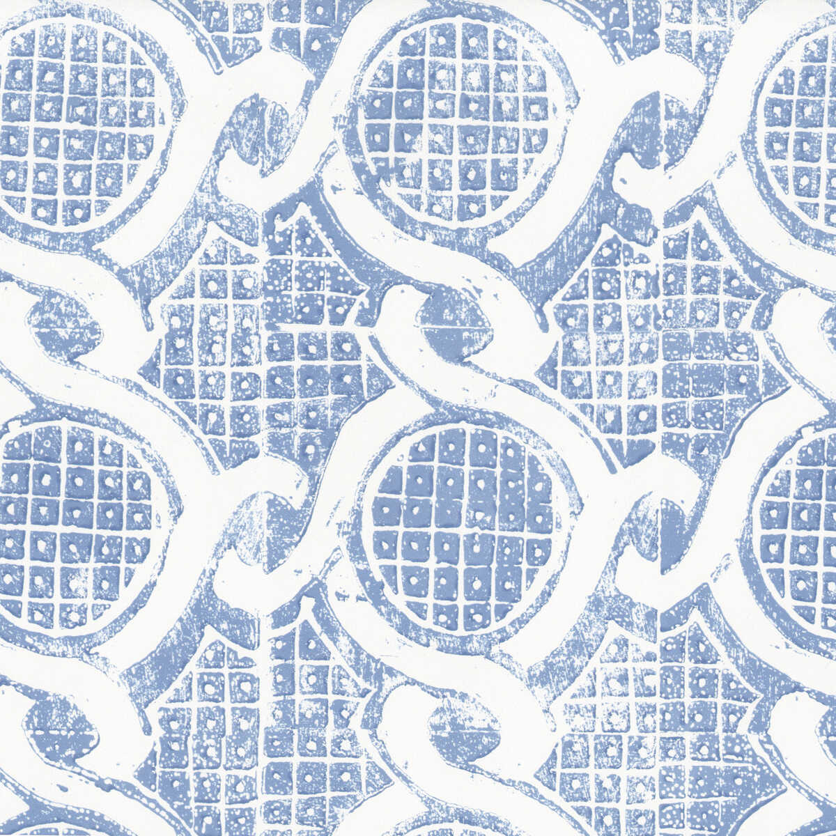 Chain Wallpaper - Blue - LEE JOFA Wallpaper