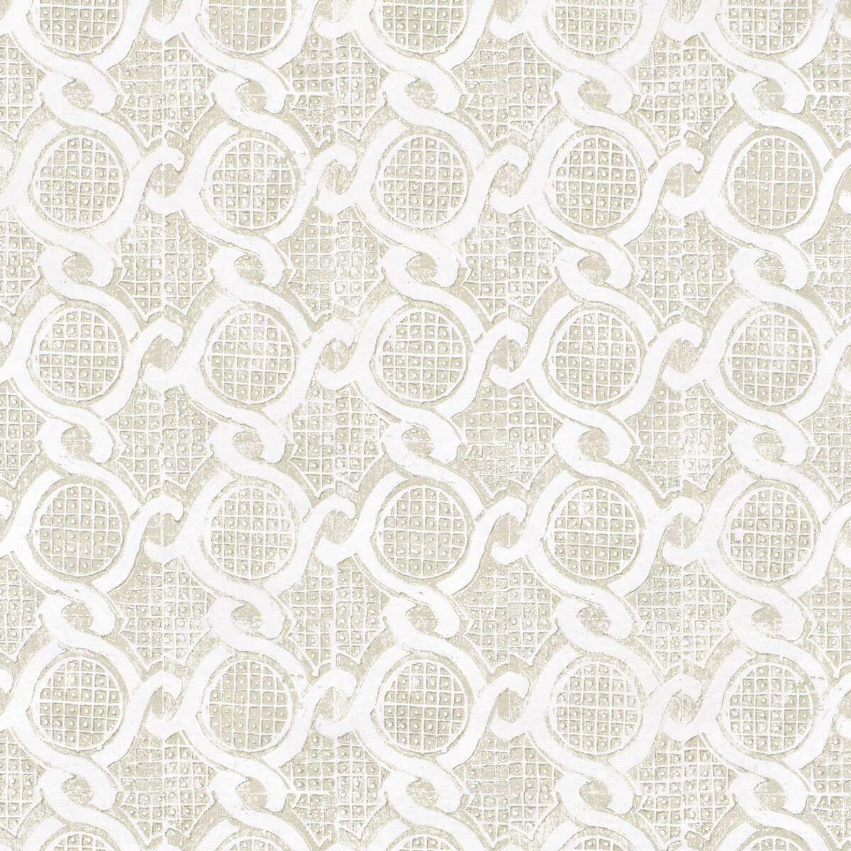 Chain Wallpaper - Sand - LEE JOFA Wallpaper